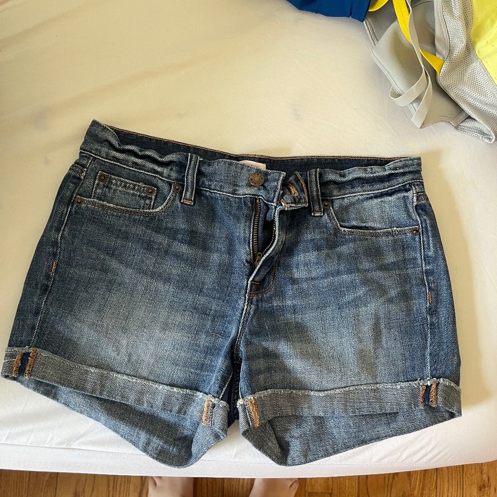 J Crew Blue Jean Shorts